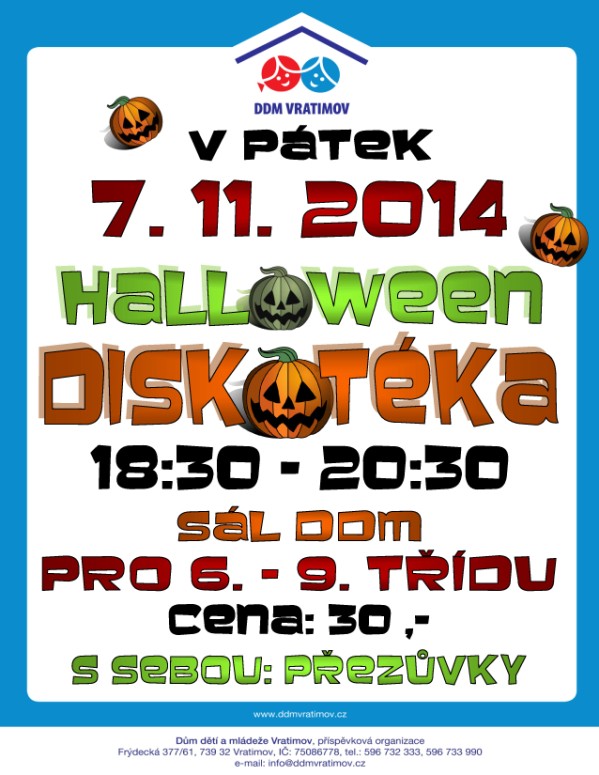 Start je v rozmezí od 15:30 do 16:15 u Domu dětí a mládeže ve Vratimově a děti budou plnit úkoly až k Domu zahrádkářů. Na cestu si posvít í m e vlastními lampiony.