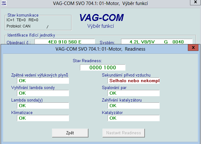 Obr. 31 Výpis