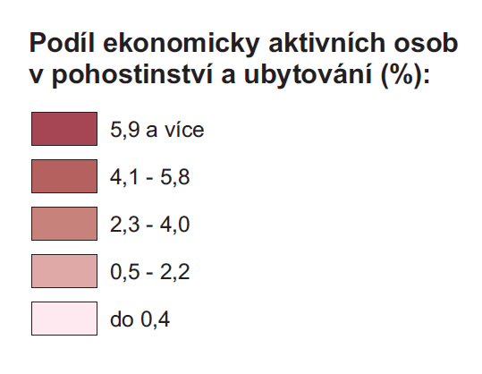 Aktivita v cestovním ruchu v regionu ORP Bystřice V regionu ORP Bystřice působí 3774 ekonomických subjektů, z toho cca 7% v oblasti cestovního ruchu