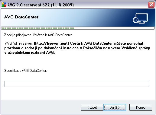 Pokud plánujete později zapojit počítač, na němž právě instalujete AVG, do Vzdálené správy AVG, označte prosím ve výběru i tuto položku. Pokračujte stiskem tlačítka Další. 5.8.