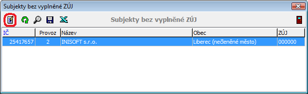 64. Kontrola na zaniklé a nevyplněné základní územní jednotky Kontrola na vyplnění a existenci položky ZÚJ u subjektů, kteří jsou na dávkách odpadů uvedeni jako partneři.