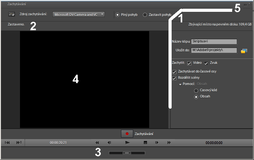 Digital video device Import z kazety Kapitola 2: Nabírání a import materiálu 14 V této nabídce máme možnost zvolit jakým programem chceme video v PC zpracovávat.