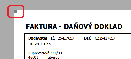 Vzhledem k tomu, že faktury i vážní doklady jsou často předmětem uživatelských úprav, zkontrolujte si prosím, zda používáte originální nebo upravenou verzi tiskové sestavy.