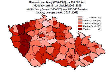 Zdravotní stav obyvatel Plzeňský kraj v letech 2009-2010 střední délka života při narození 74,9 roku - 4.