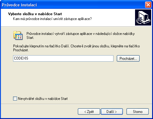 Codexis Systémová příručka 9? AKTUALIZACE A OD 6.2 OD PRODUKTU 7.1 DOPLŇKŮ Instalace Volba typu instalace Nyní v Průvodci následuje volba typu instalace.