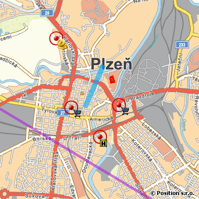 Příklad zadání volání služby: https://wms.position.cz/staticmap?auser=xxxx&apass=yyyy&format=png&layers=mc_cz&center=plzen&s ize=400x400&scale=75000&icons=style:ic@point_market 49%B044%2740.