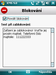U Ž I V A T E L S K Á P Ř Í R U Č K A V okně Anti-Theft se vedle názvu funkce zobrazí aktuální stav kaţdé funkce.