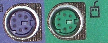 Port PS/2 Konektor PS/2 je označení šestikolíkových konektorů mini-din, jimiž se k počítači (zpravidla