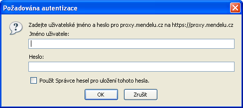Budete vyzváni k přihlášení k proxy.mendelu.cz. Zadejte Váš login a heslo do UIS (obr. 2). Obr.