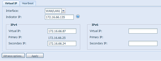 v. Pro získání dalšího přístupu zadejte název hostitele Virtual Server (Virtuální server). V tomto příkladu bude jako název hostitele virtuálního serveru pouţito HApm. vi. Zadejte název hostitele Secondary Server (Sekundární server).
