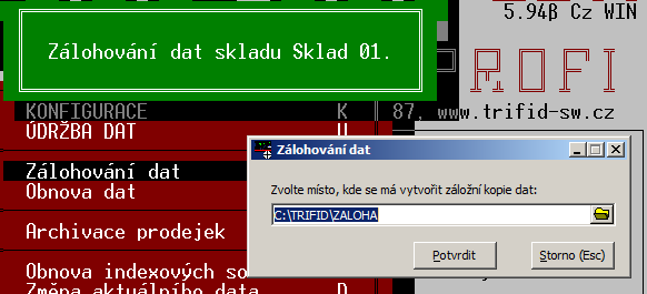 TRIFID 2012 Pokud nedochází ke změně typu dokladu, platí parametry z prvního sloupce (Dok-Dok), pokud se mění Objednávka dodavateli na Objednávku od zákazníka, platí parametry z posledního sloupce