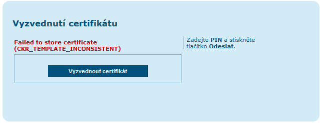 4. Žádost o hardwarový certifikát 4.1.