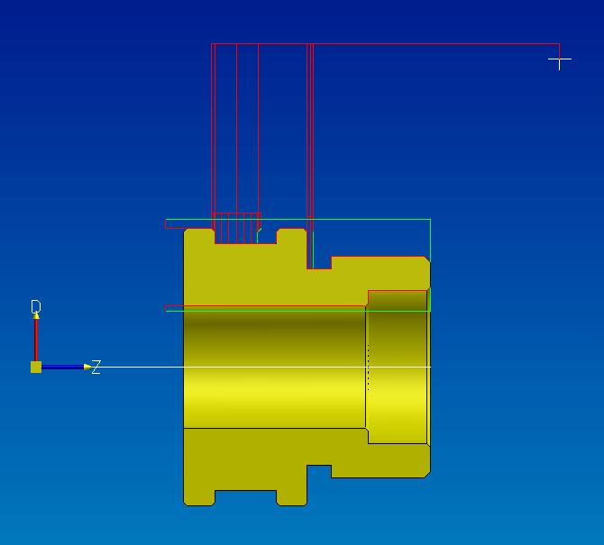 Vyberte vnější zapichovací destičku 3,175 mm a upravte šířku na 3 mm.