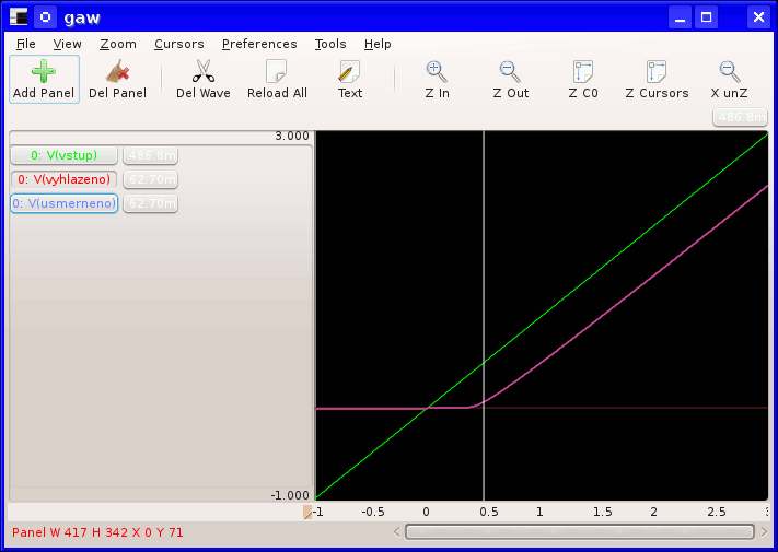12.5 Simulace pomocí programu gspiceui Pro zadání parametrů simulace přímo z KiCADu musíme znát příkazy simulátoru. Znamená to studovat a pochopit manuál.