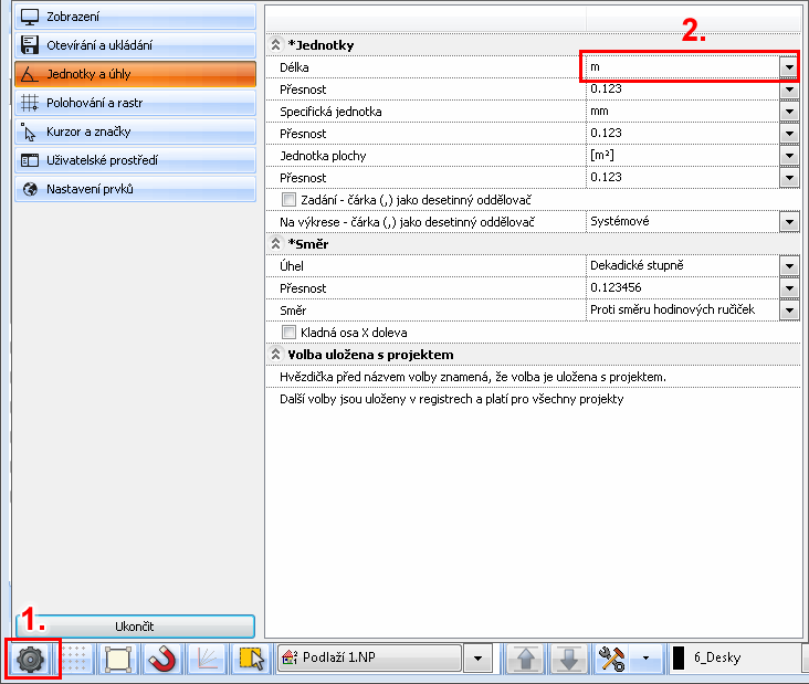 26 ARCHline.XP 2015 Základy kreslení 1.3.9. Uložit projekt Po každé důležité práci byste si měli projekt nejprve uložit! Prosím, postupujte takto: Uložit projekt Zadejte příkaz Soubor Uložit projekt.