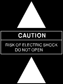 Bezpečnostní instrukce 6 POZOR: Upozornění: Blesk se symbolem šipky v trojúhelníku upozorňuje uživatele "na nebezpečné napětí" a má zabránit riziku úrazu elektrickým proudem.