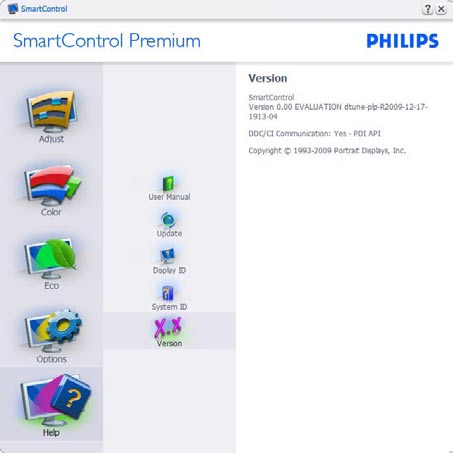 Help>User Manual (Nápověda> Uživatelská příručka) Tato možnost bude aktivní pouze po výběru položky User Manual (Uživatelská příručka) v rozevírací nabídce Help (Nápověda).