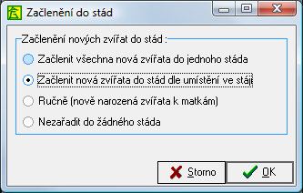 Skot lze importovat z obou formátů souboru s aktuálním stavem zvířat starý (forma tiskové sestavy) i nový (datový soubor v rozhraní definovaném ústřední evidencí). Jedná se o soubory kvtt32.txt, resp.