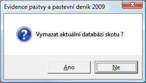 začlenit všechna nová zvířata do jednoho Všechna zvířata, která v programu Evidence pastvy stáda dosud chybí, budou zařazena do jednoho zvoleného stáda.