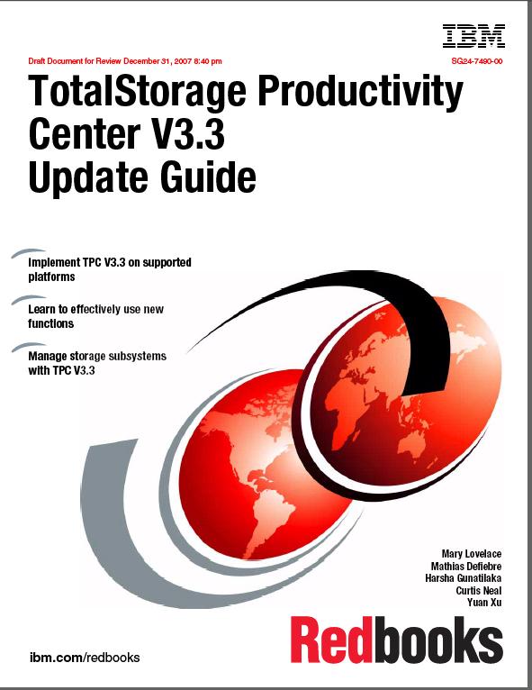 Tivoli Storage Productivity Center a dodatečné zdroje z webu IBM