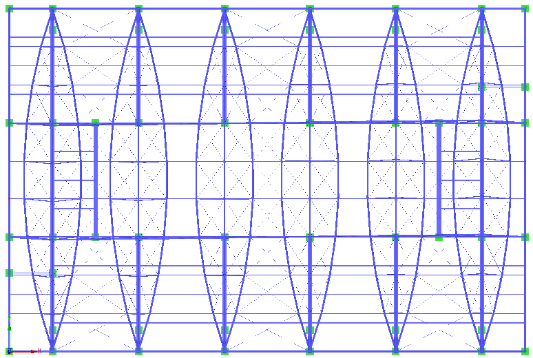 1 Tvarové řešení budovy Podkladem pro vypracování tatického modelu byl návrh geometrie budovy, vytvořený v
