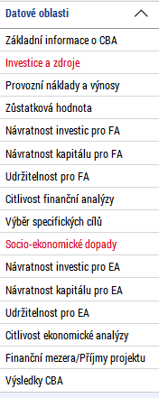 Dále byl zvolen dopad vytvoření pracovních míst kvalifikovaní pracovníci: Obr č. 54 Výběr dalšího dopadu Po výběru všech relevantních dopadů je možné zobrazit výsledky ekonomické kriteriální analýzy.