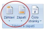 Pokud v nabídce zvolíme Formát - číslování stránek..., zobrazí se dialogové okno, ve kterém můžeme nastavit formát číslování, případně hodnotu, od které má číslování začít. 9.