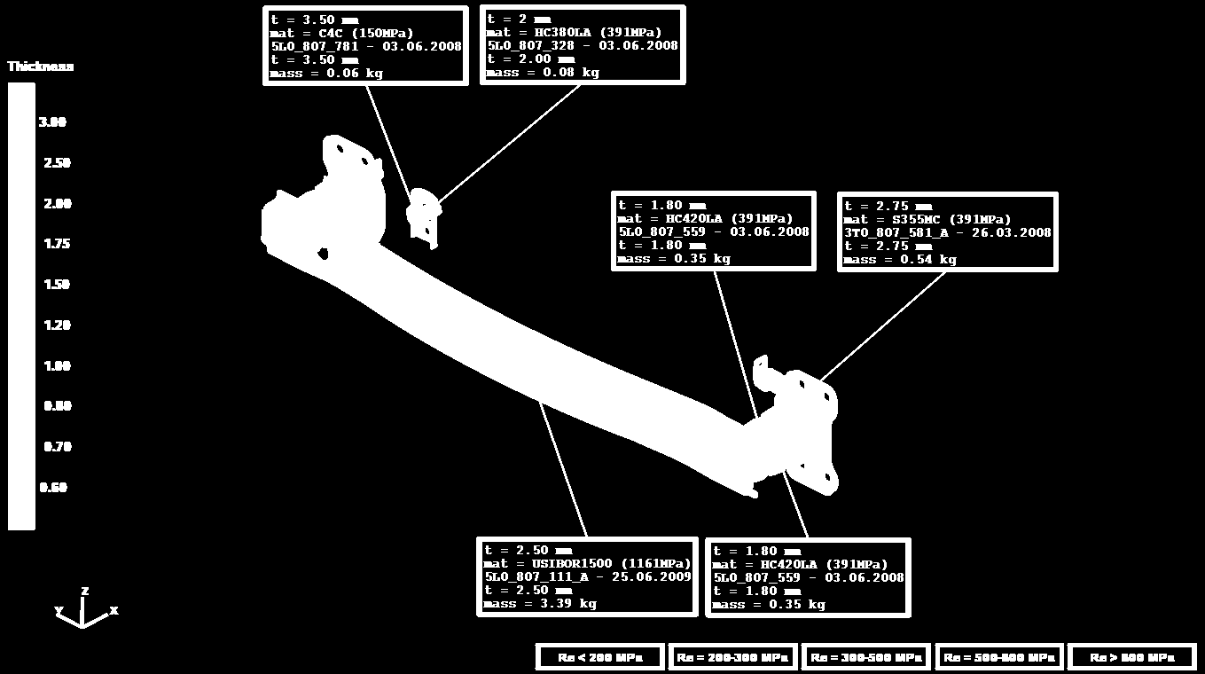 Fáze každého FEM výpočtu preprocessing solving postprocessing documentation CAD vstupní konstrukční data materiálový koncept výztuhy předního