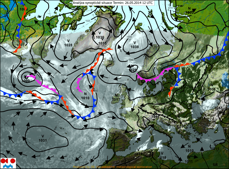 V Ostravě, dne 24. 6. 2014 Hydrometeorologická zpráva o povodňové situaci v Moravskoslezském a Olomouckém kraji ve dnech 26. - 29. 5. 2014 1.