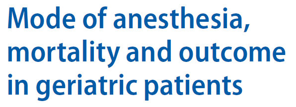Neuroaxiální anestézie (samotná!) četnost závažných pooperačních komplikací a je spojena s lepším operačním výsledkem Eur J Anesthesiol 2014;31:513-16 Metaanalýza, 82 publ., 74476 pac.