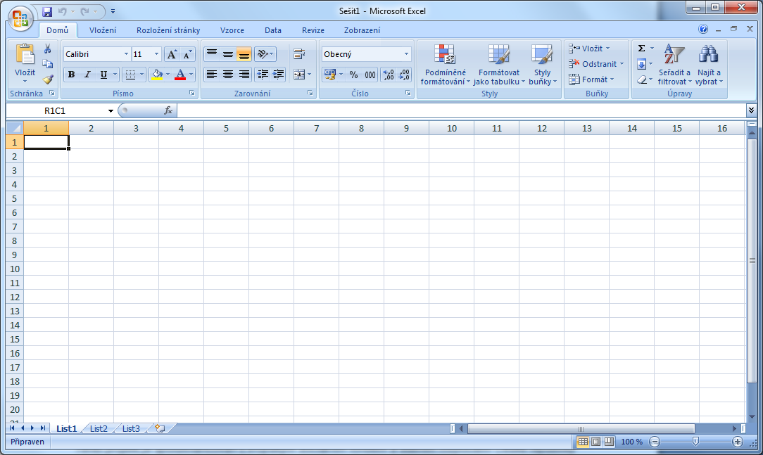 Začínáme pracovat s tabulkovým procesorem MS Excel Nejtypičtějším představitelem tabulkových procesorů je MS Excel. Je to pokročilý nástroj pro tvorbu jednoduchých i složitých výpočtů a grafů.