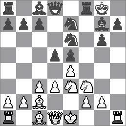 Čigorin Steinitz, Havana 1892 1.e4 e5 2.Jf3 Jc6 3.Sc4 Sc5 4.b4 V Evansově gambitu měl Čigorin aktivní skóre i proti mistru světa! 4...Sxb4 5.c3 Sa5 6.0-0 d6 7.