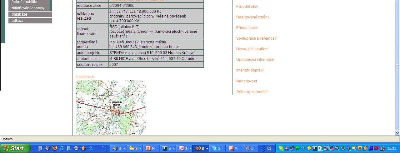 Soutěžní projekty 2002-2008