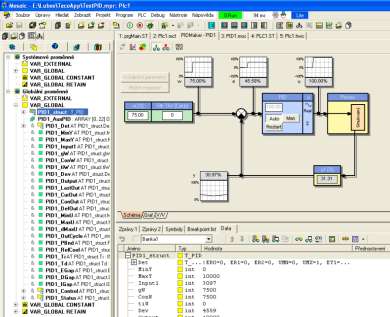 Mosaic integrovaný nástroj pro sestavení aplikačního programu Datalogger PID maker Aplikace integrovatelná do