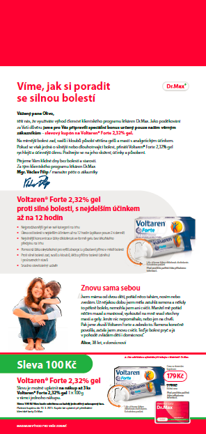 1. FORMA OSLOVENÍ B: reklamní materiál - Forma selfmaileru -