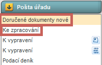 Po uložení se subjekt objeví v seznamu, klikneme na něj a potom použijeme tlačítko OK pro vložení záznamu do přijatého dokumentu.