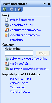 1 Základy aplikace PowerPoint Prezentace v náhledu pro tisk NOVINKA! Snímky můžeme také zobrazit v náhledu pro tisk, který vyvoláme příkazem Soubor, Náhled.