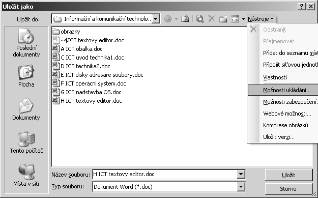 Potřebujete-li vytvořit nový dokument, postupujte například takto: 1. Z menu Soubor (tlačítka Office Word 2010) zvolte funkci Nový, nebo klikněte levým tlačítkem myši na ikoně Nový prázdný dokument.