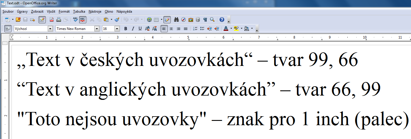 Uvozovky porovnání Na co si dát pozor v