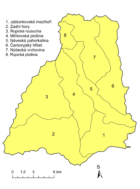 2.1 Geomorfologická a geologická stavba Území místní akční skupiny Jablunkovsko spadá do geomorfologické oblasti Západní Beskydy.