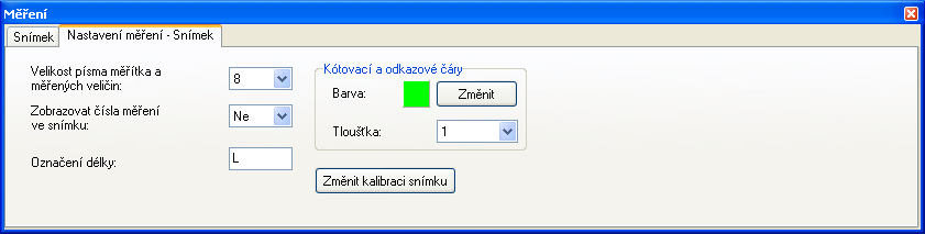 Hlavní okno programu zobrazení tabulky vyvoláte stiskem tlačítka Zobrazit tabulku naměřených hodnot.