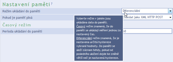 Tipy pro práci s nastavením: Výchozím jazykem webových stránek je Angličtina. Do Českého jazyka je možné web přepnout v nastavení na panelu Other, parametrem Language.