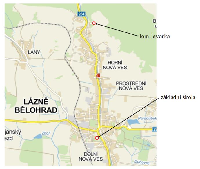 Příloha č. 1 - geologická mapa (www.geologicke-mapy.cz) Příloha č.