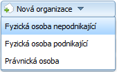 - vygenerování zvolené sestavy 4.4 Modul Organizace Modul pro správu jednotlivých organizací.