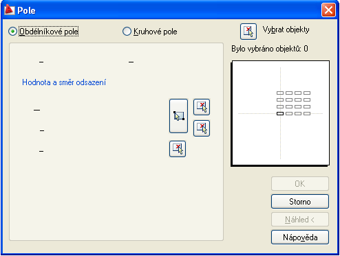 Například v Prohlížeči nabídek zvolíme Modifikaci kde se objeví nabídka Pole klikem vyvoláme dialogové okno. Panely a palety nástrojů Obr. č.1.6: Dialog Dalšími ovládacími prvky jsou palety nástrojů.