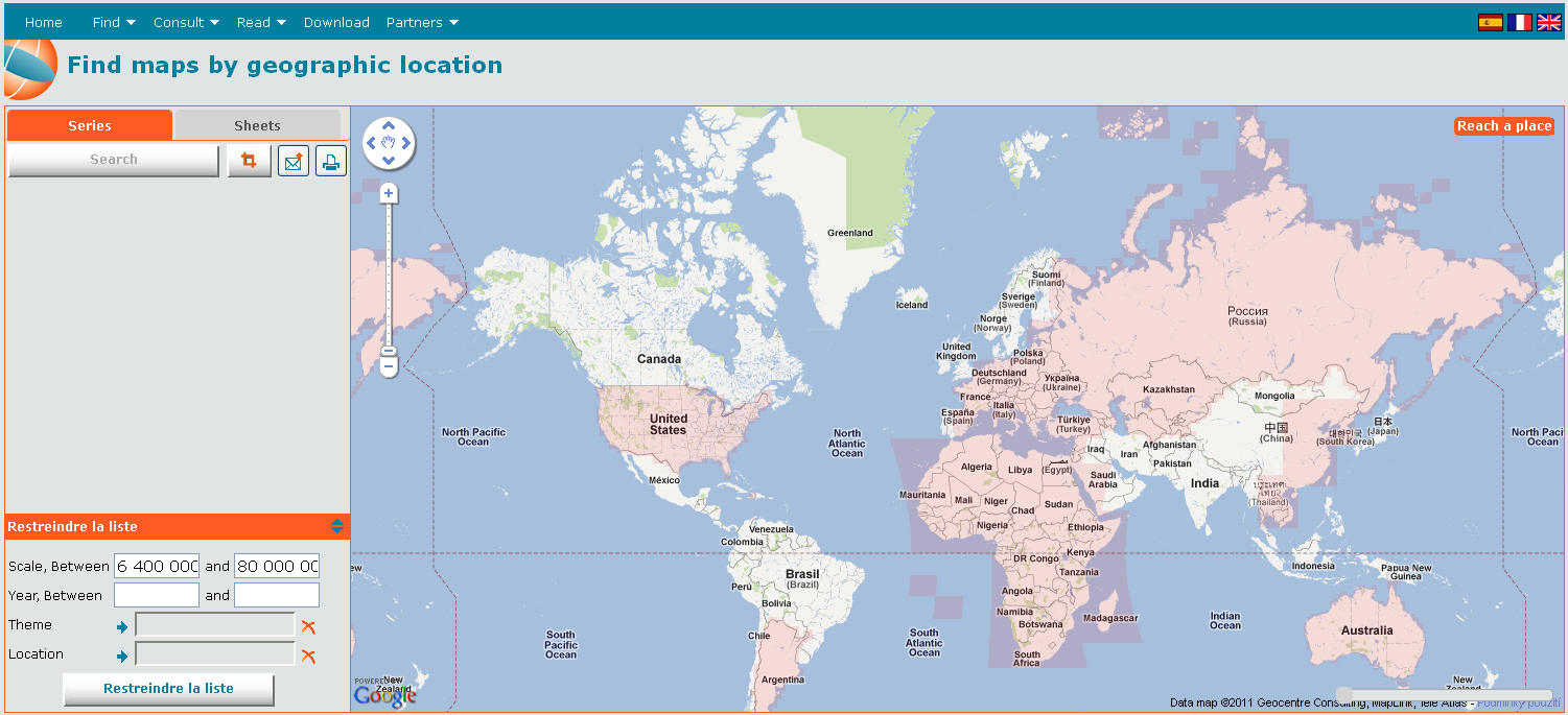 Pohled kartografa a uživatele Přidaná hodnota: Dát uživateli nástroj k nalezení a zobrazení vhodných map dostupných on-line geografické
