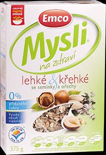 Výběr snídaňových cereálií Dají se najít i vhodné cereálie s nízkým