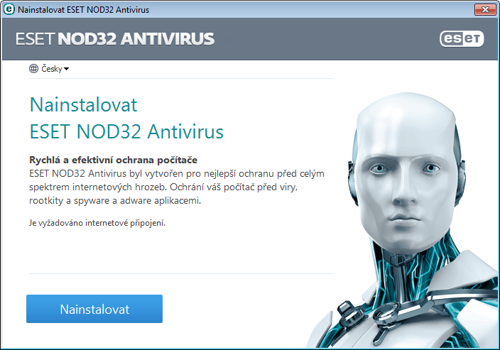 2. Instalace Instalaci ESET NOD32 Antivirus můžete provést dvěma způsoby. Live installer si můžete stáhnout z internetových stránek společnosti ESET.