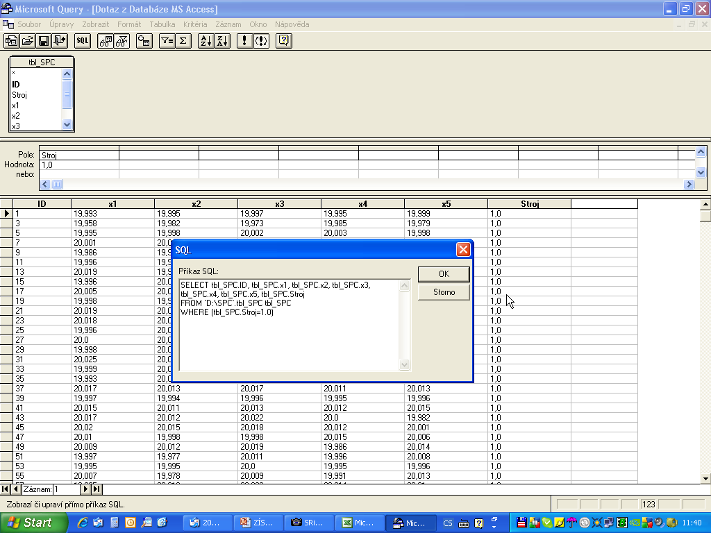 Import z SQL