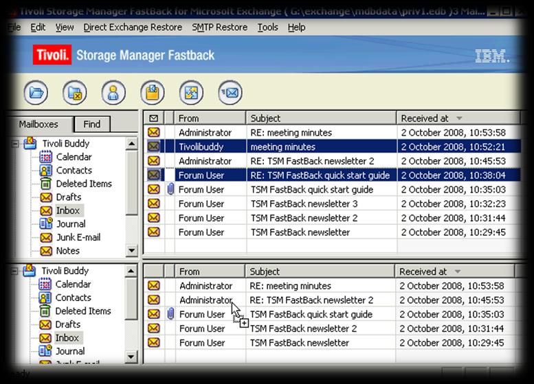 TSM FastBack řešení se snadno ovládá Jednoduchá instalace přes průvodce Grafické rozhraní jednoduché dle stylu Windows + přehledné menu pro rychlou konfiguraci Obnova přes funkci vyber a přetáhni